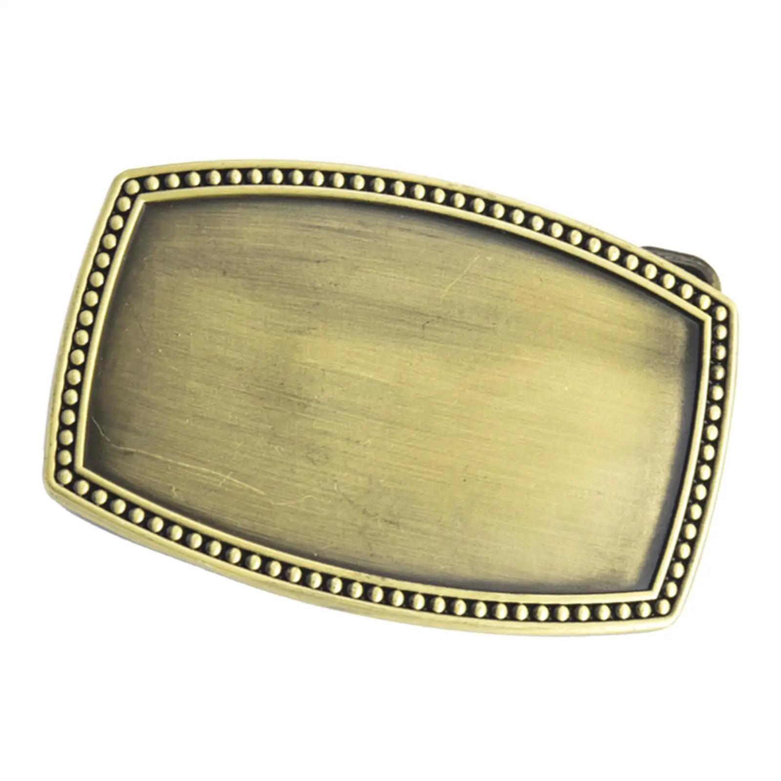 Mens Metal Belt Buckle Western Cowboy for 4cm Width Belt Business Casual Belt