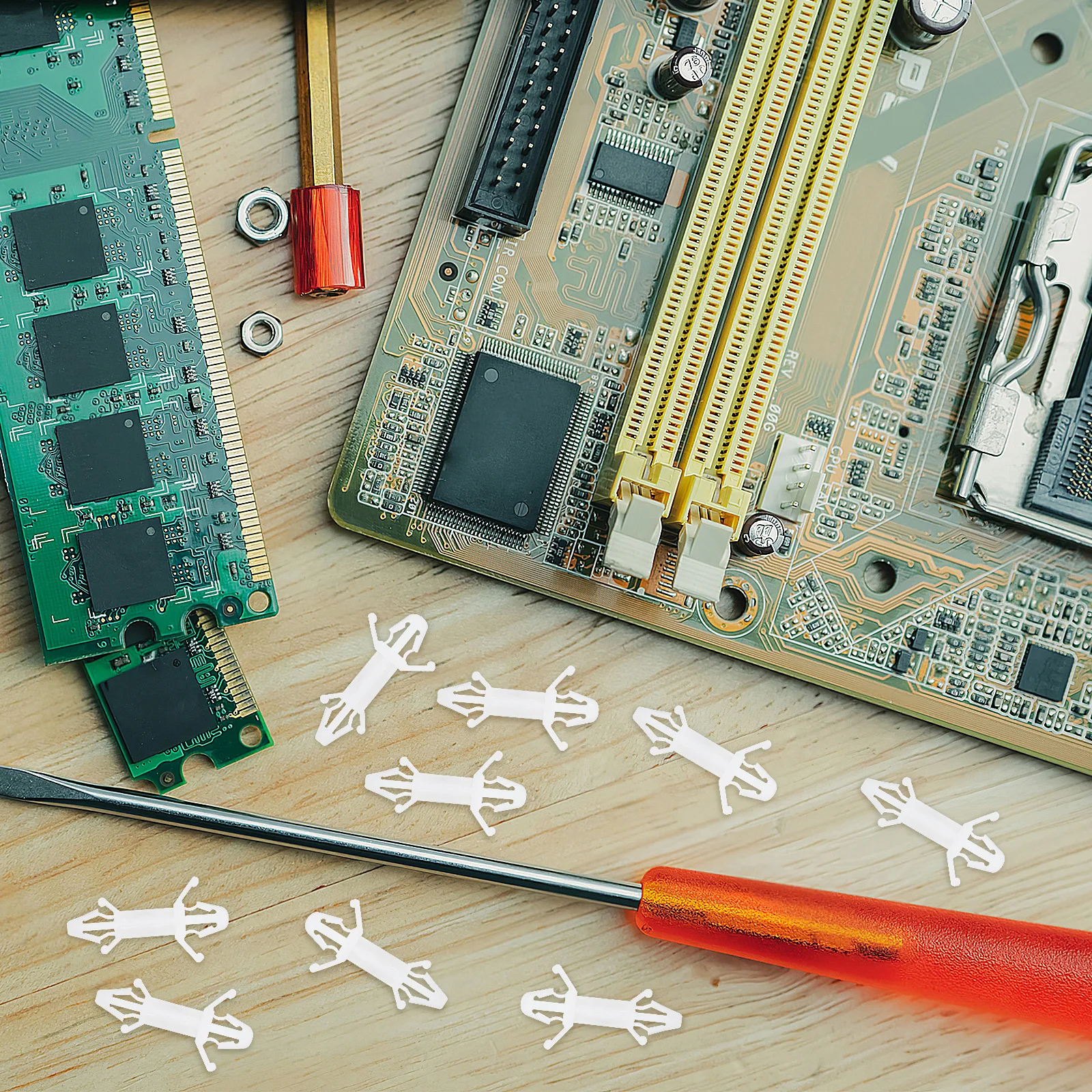 

100Pcs Nylon Pcb Board Mount Support Spacer Bracket Sturdy Circuit Board Reverse Mount Height Support for Pcb Circuit