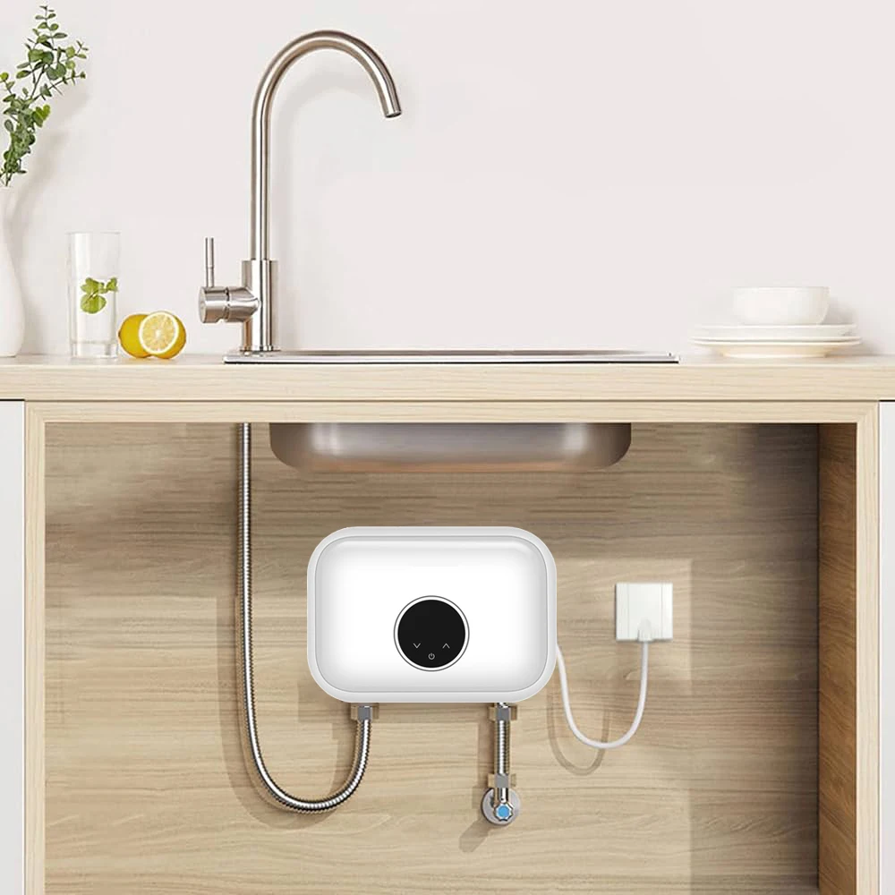 3.5KW-5.5KW CE CB Under Sink Kitchen Instant Tankless Electric Water Heater Chauffe Eau Geyser for Shower