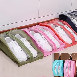 Women Foldable Shoes Bag Travel Nylon Waterproof Transparent Shoes Packing Organizers Storage Bag Pouch Portable Shoes Cover