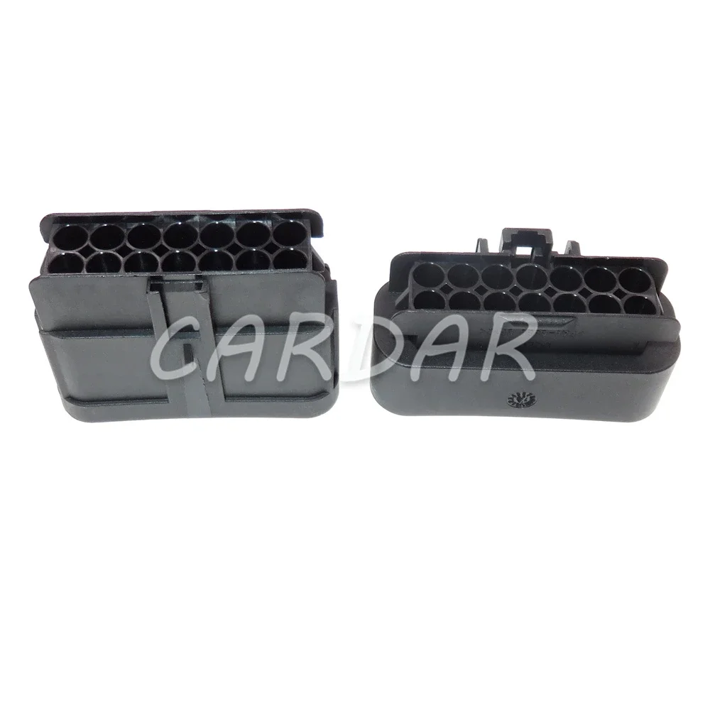 1 Set 14 Pin Auto Waterproof Wire Connector AC Assembly Car Electric Cable Male Female Sealed Socket 15326922 15326917