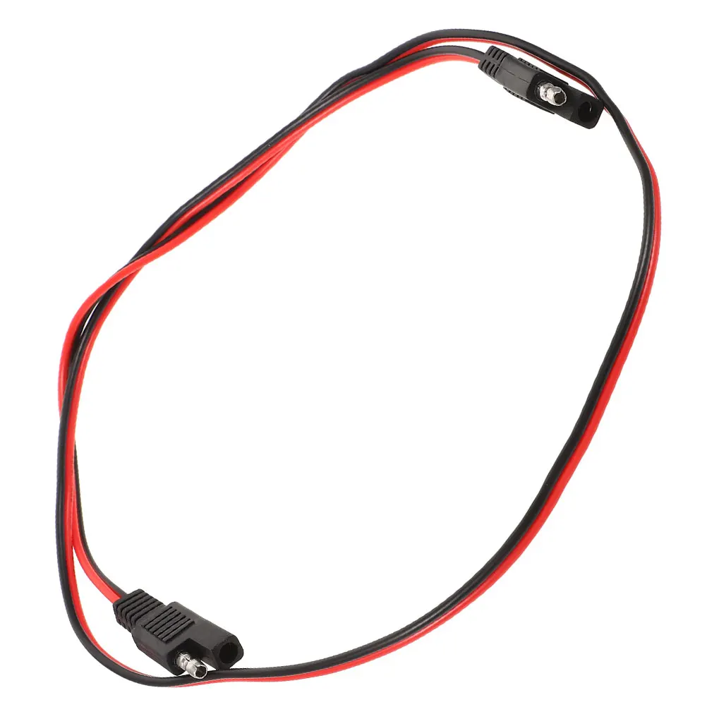 

2M Solar Power Cable SAE Connector 0.75mm² Red Plug Quick Disconnect Extension Wire Truck Charging Line