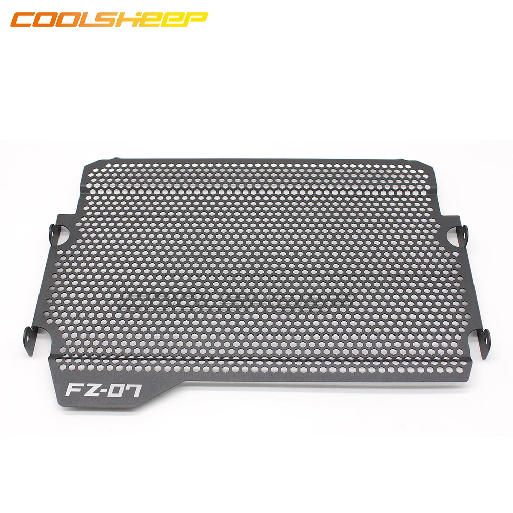 غطاء حماية مصبغة المبرد الأسود ، حماية خزان الوقود ، اكسسوارات الدراجات النارية ، ياماها MT07 FZ07 R7 2018 2019 2020 2021 2022 #4