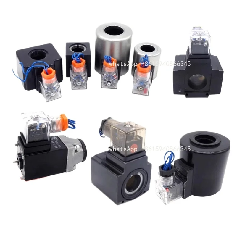 

4 coil 20 hydraulic 32 solenoid ac liquid valve 24v220v wire valve 110v inner hole 16