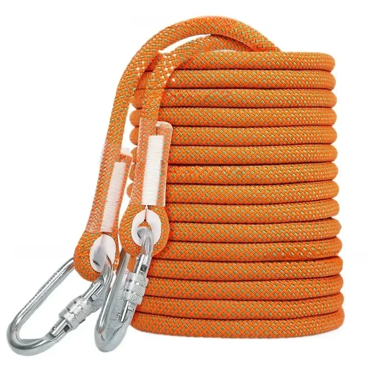 12mm Outdoor Downhill Safety Rope Aerial Work  Air Conditioning Installation Safety Lifeline Rescue