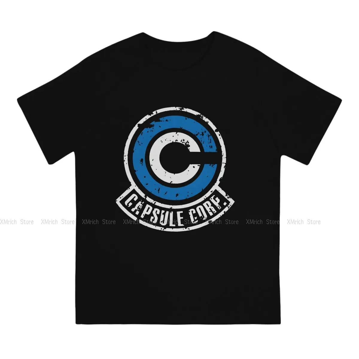 Capsule Corp Creative TShirt for Men Capsule Vintage Round Collar Basic T Shirt Hip Hop Birthday Gifts Streetwear