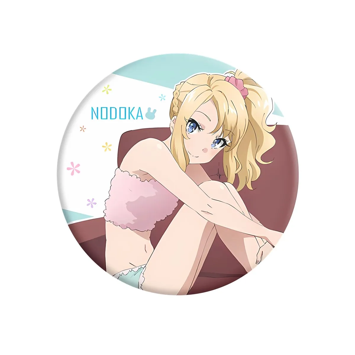 58 مللي متر أنيمي الوغد لا يحلم فتاة حلم ساكوراجيما ماي تأثيري زي شارة دبوس SPTE صفيح بروش الدعامة جيلف #6