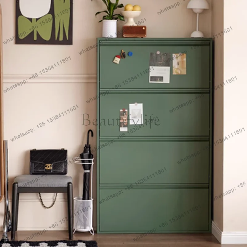 

Hallway Cleaner Shoe Cabinet Designer Slippers Modern Narrow Nordic Shoe Cabinet Storage Living Room Gabinete Home Furniture