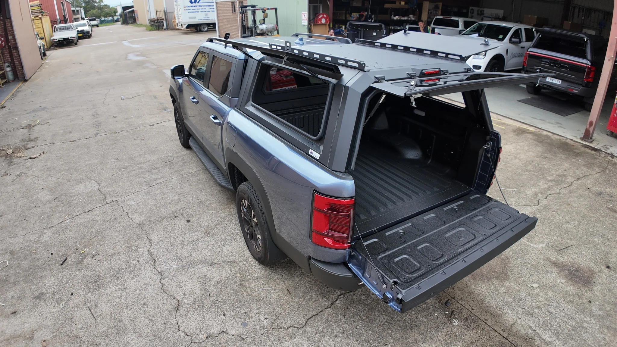 

CoolCar для BYD Shark 6 2024, сверхмощные стальные черные навесы 4X4