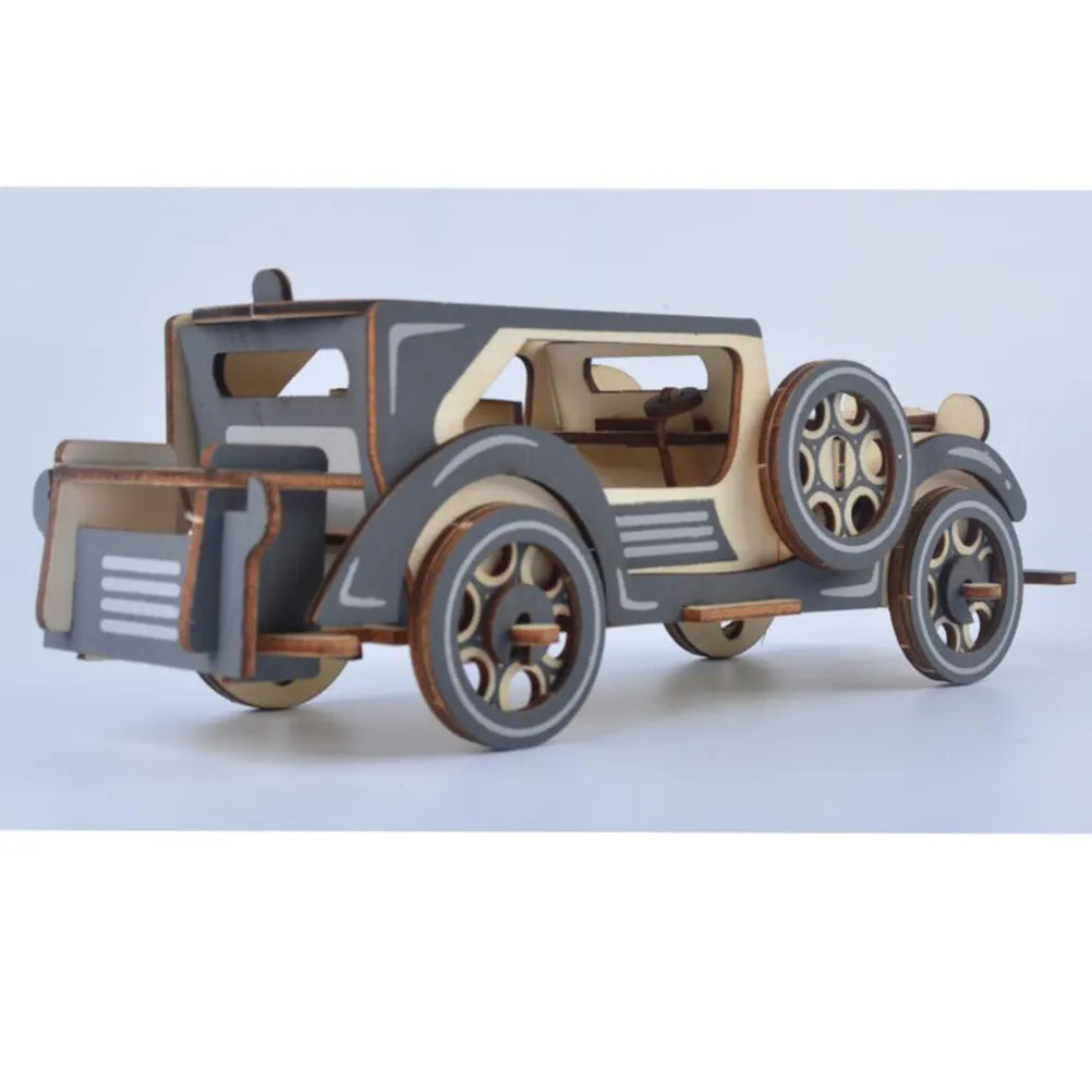 3D Wooden Puzzle Board DIY Car Shape for Kids – Educational Toy to Boost Intelligence, Creativity & Concentration
