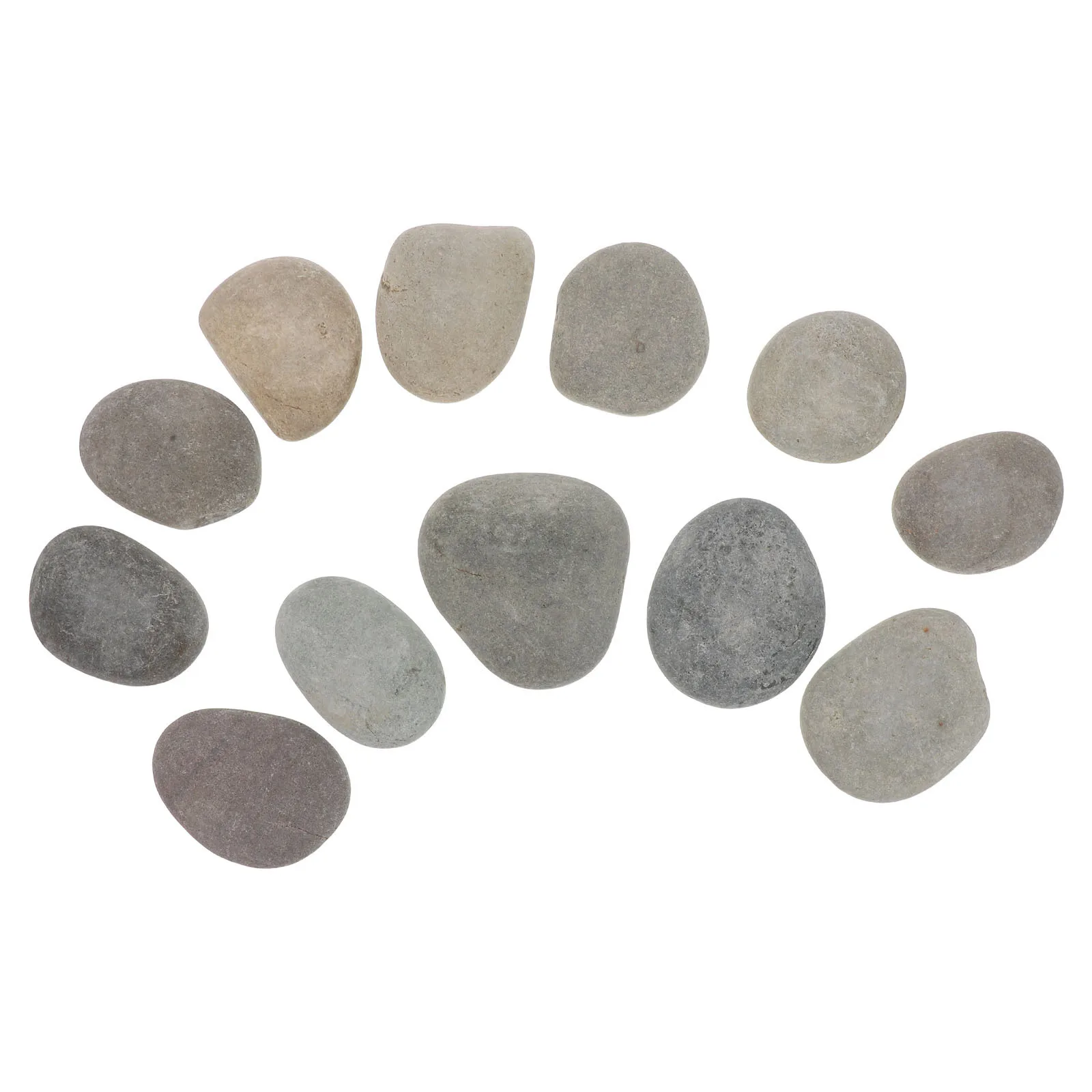 

12pcs Natural River Rocks 5-8Cm Smooth Large Stones For Painting Craft Adult Art Projects Diy Home Garden Decor