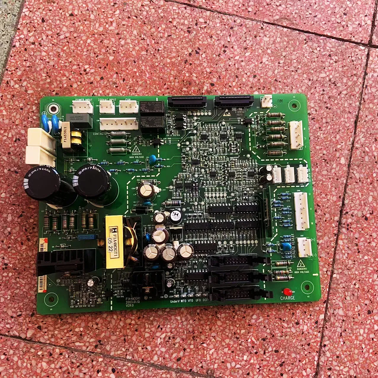 Disassembly Emerson inverter EV2000 series 132kw-160-200-280KW switching power board F1A4M3GR1