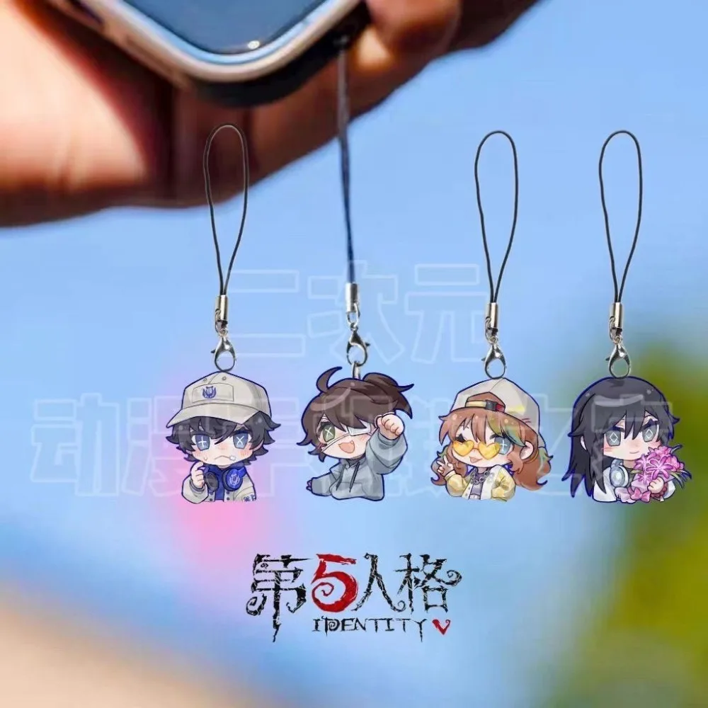 Cuet Cartoon Identity ⅤGame Figures Acrylic Key Chains Ithaqua Andrew Kreiss Aesop Carl Cosplay Mobile Phone Strap Chain Pendant