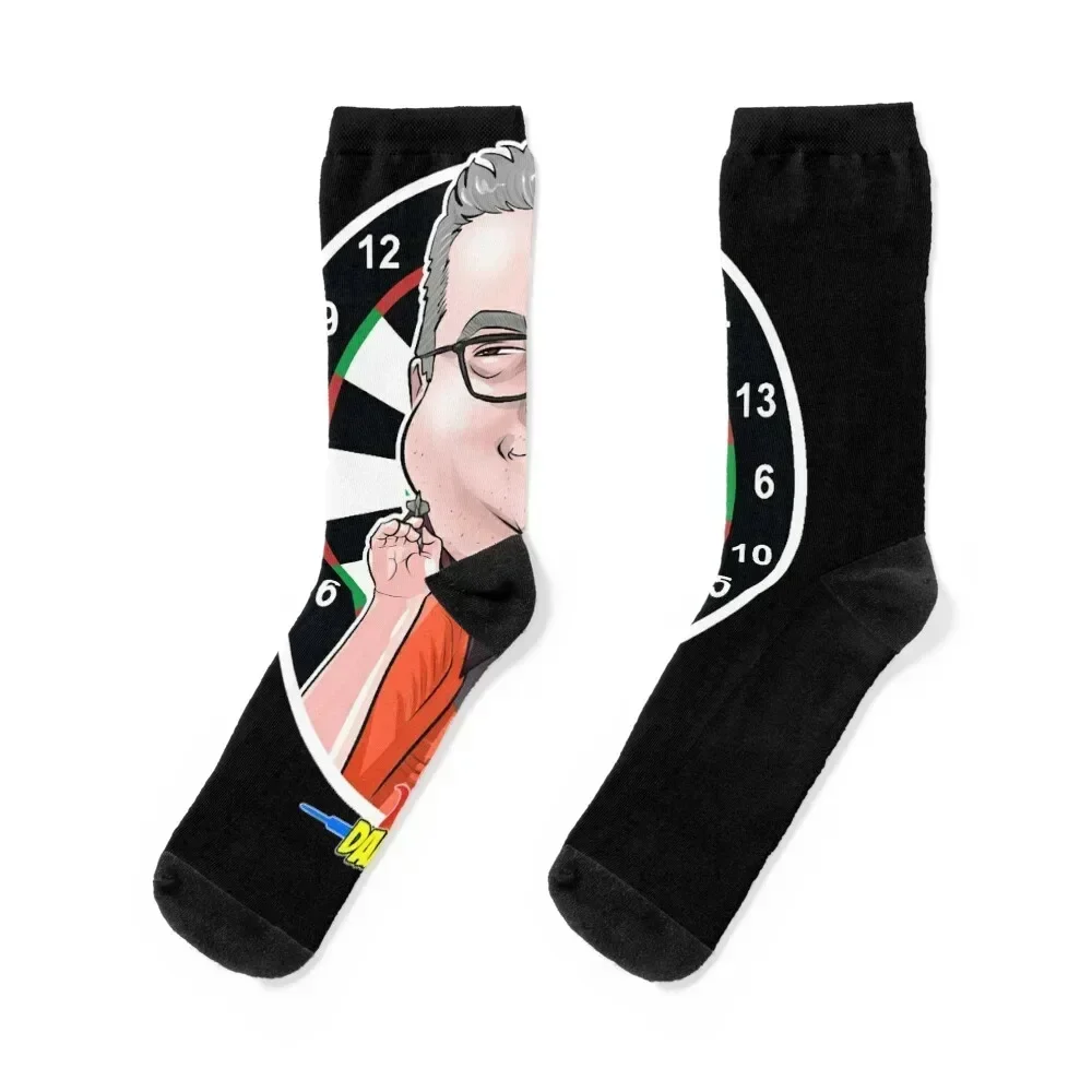 

Caricatura Stephen Bunting by Darts Attack Socks football luxe Novelties cotton Boy Child Socks Women's