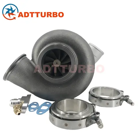 PTE 6870 PTE6870 Gen2 Kullager Turbo 1100 hk Prestandaturturbo 0,96AR Dubbelt V-band för precisionsturbinkullager 10 best sales precisionsturbo - №1