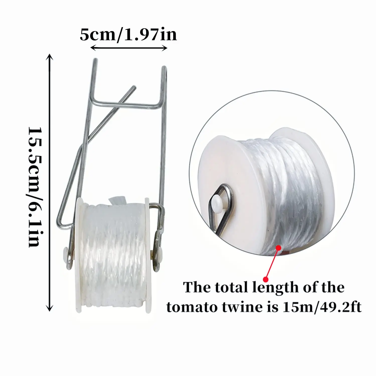 High‑Temp Resistant Vine Fixing Hooks, Tomato Cucumber Climbing Plant Support Clips, Garden Vegetable Flower Stem Fastener Clips