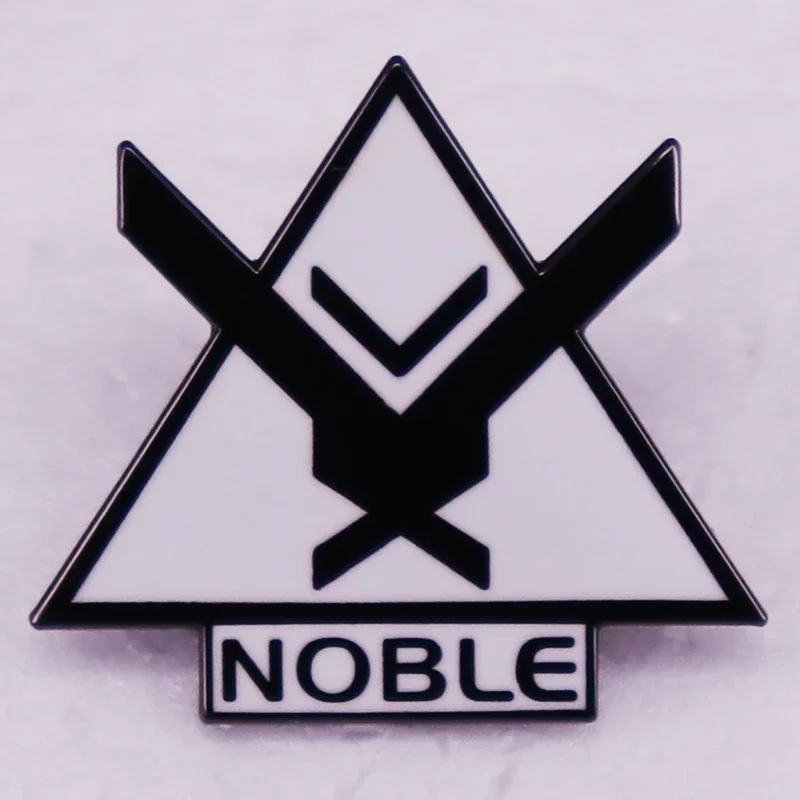 Halo Game Noble Team Symbol Enaeml Pin Badge Gamer Player Gifts Jewelry