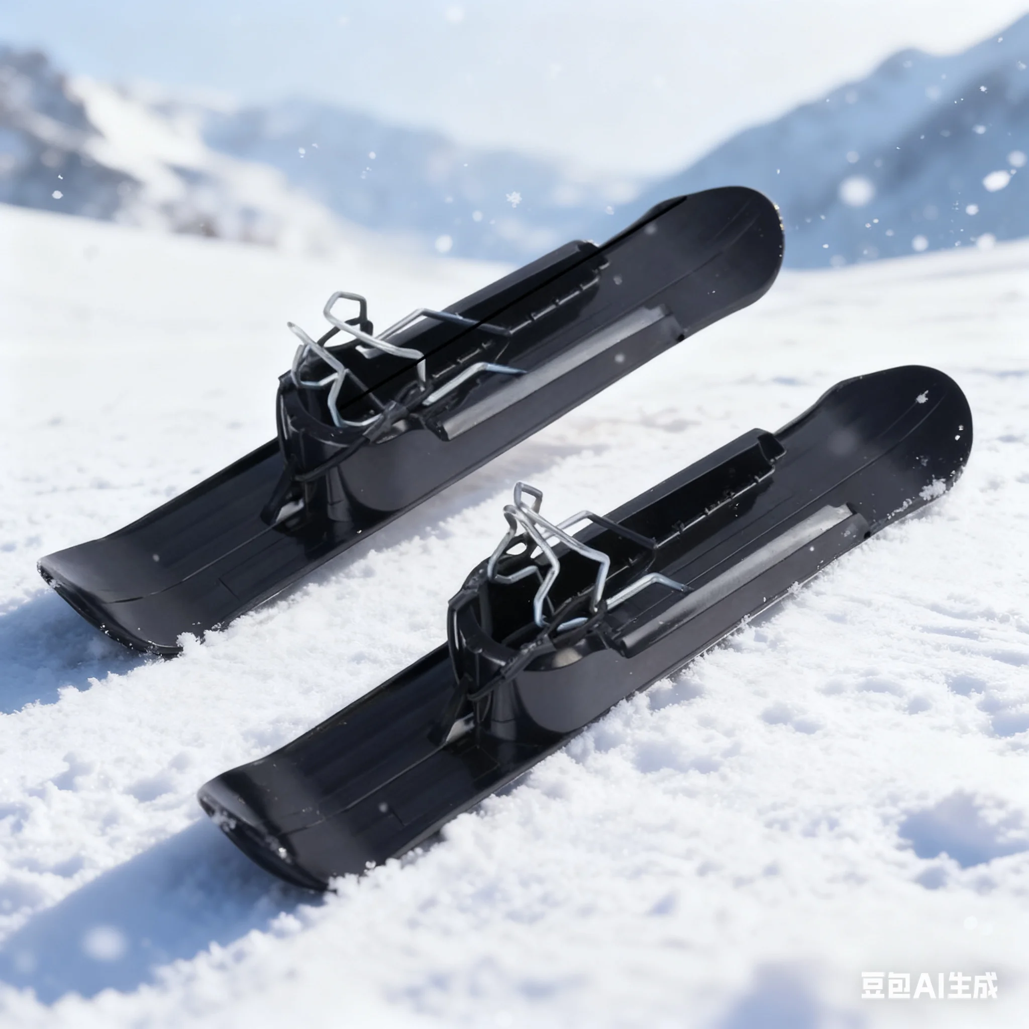 

Snow Sledge Board Ski Plate For Disabled Wheelchair Bike Scooter Pet Stroller Trolley Sled Bottom Plate Ski Attachment Accessory