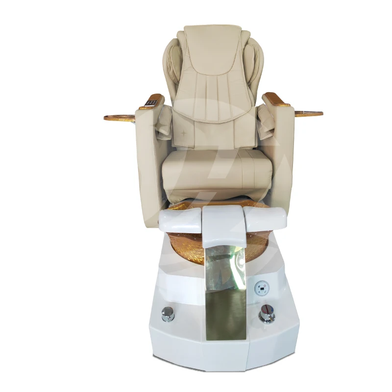 Massage Table,Nail Salon Knead Massage Foot Spa Pedicure Chairs Luxury Nail Spa Reclining Throne Pedicure Station Chair For Mani