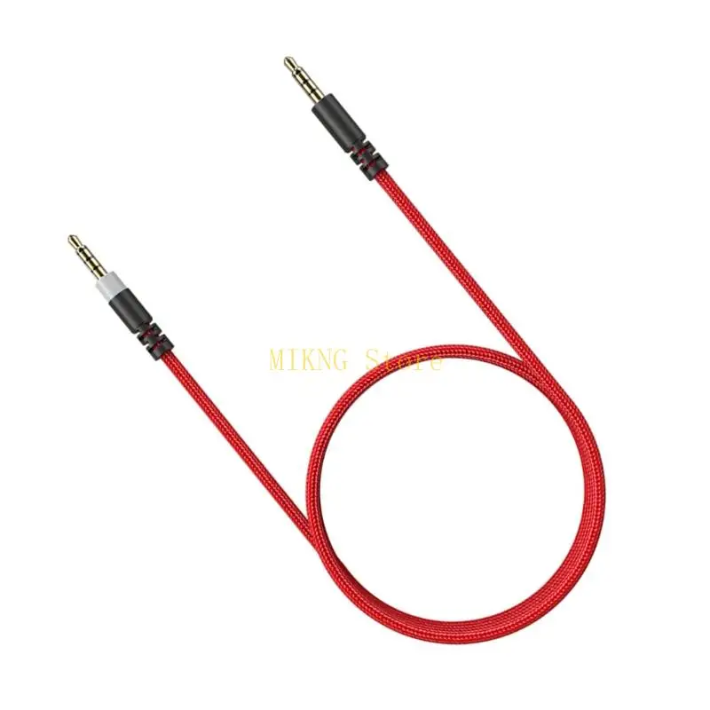 Picture 3: Reinforced Braide Replacement Audios Cable Durability Stable Transmission best sale
