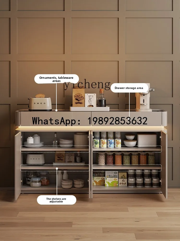 entrance cabinet integrated against the wall living room partition small apartment household storage side cabinet