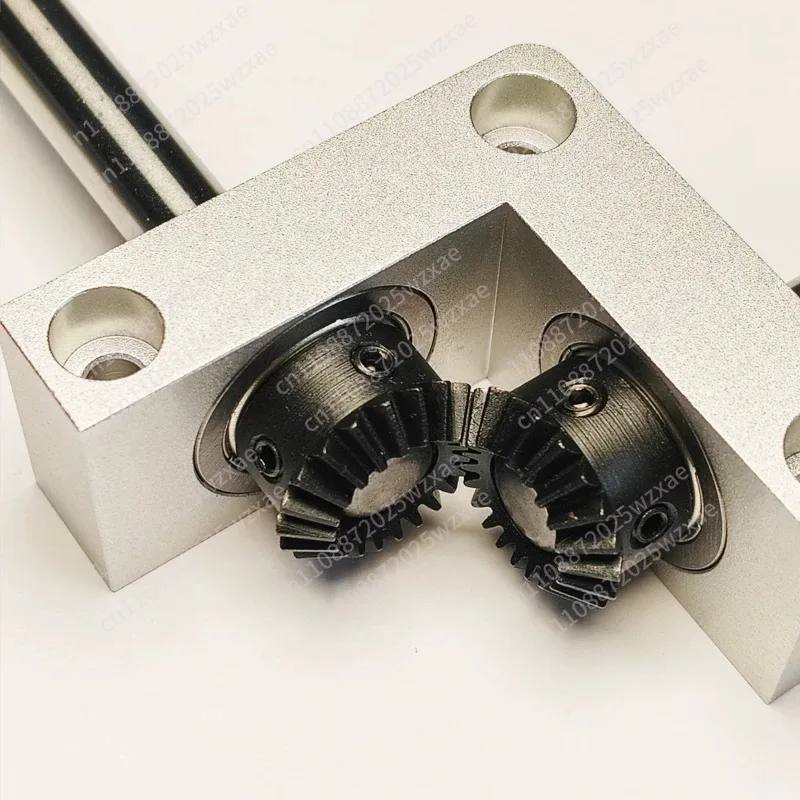 Small right-angle gearbox - 90 ° 1:1 bevel gearbox, 8mm/10mm shaft diameter optional
