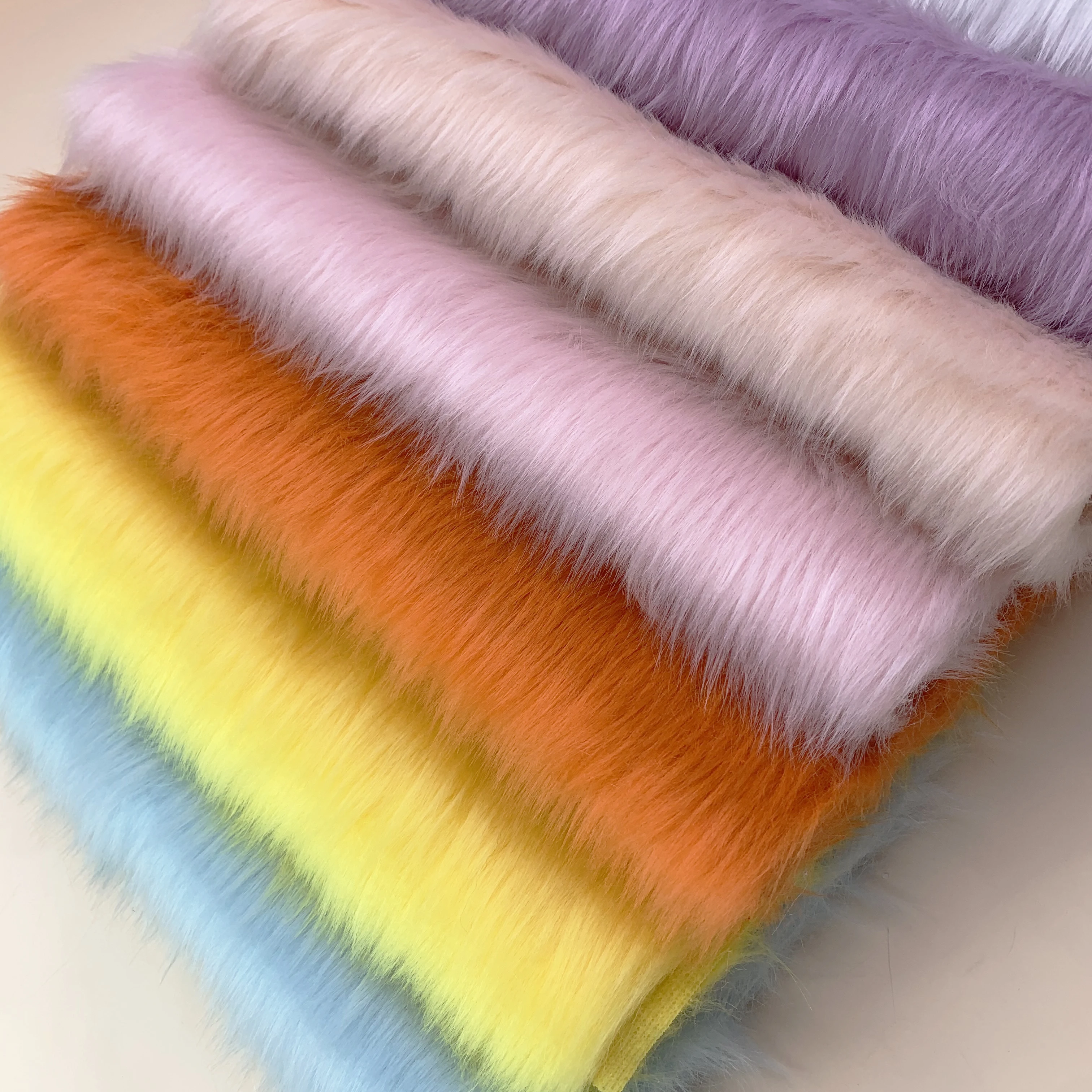 23 Color Fur Imitate Fabric 30x50cm Polyester Fiber Woven Medium Thickness Technics 2.5cm Long Fabric Cosplay Fursuit Material