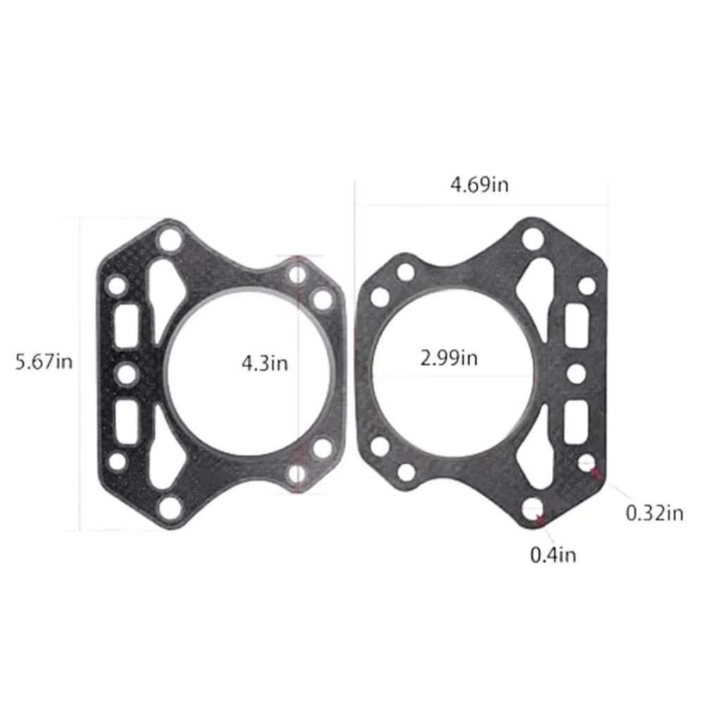 

2 шт. прокладки головки цилиндра для 4-тактных двигателей Kawasaki FH541V FH580V 11004-7016, инструмент для садового оборудования