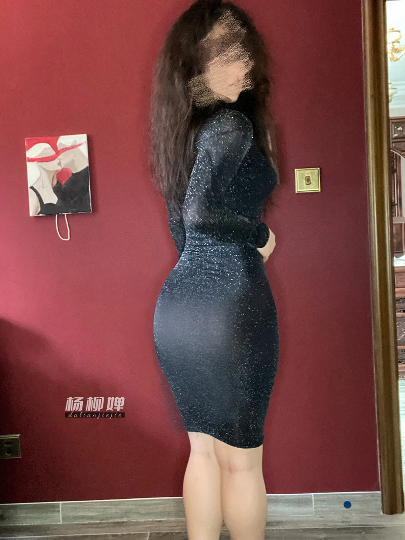 WOMENGAGA 2022ฤดูร้อนเงา Slim Skinny ผู้หญิงใหม่เซ็กซี่รอบคอ Slim Mini ชุดเดรสบางตาข่ายโปร่งใสเกาหลี o4Q8