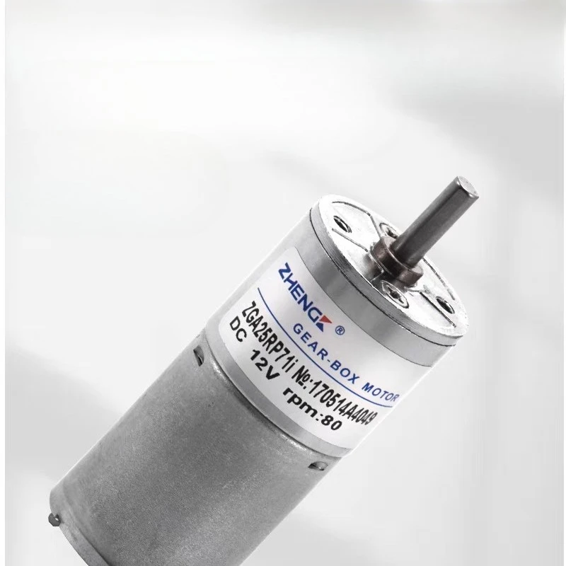 DC Motor Mini Extended Shaft GRA25RP Shaft Length 25MM 12V 24V Reducer Motor Metal Gear 12-1360RPM Speed Customized