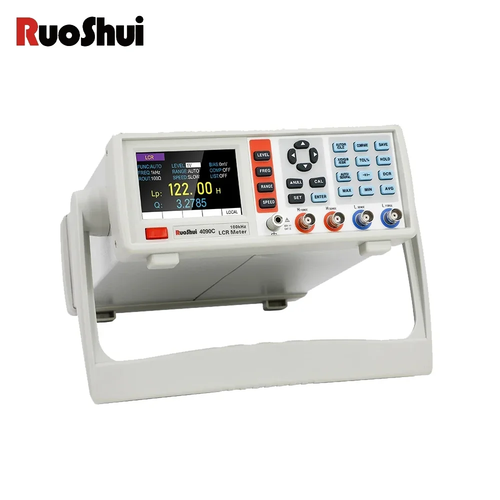 RuoShui Digital LCR Meter Desktop Capacitance Resistance Impedance Inductance Measure Instrument Electric Bridge Component Test