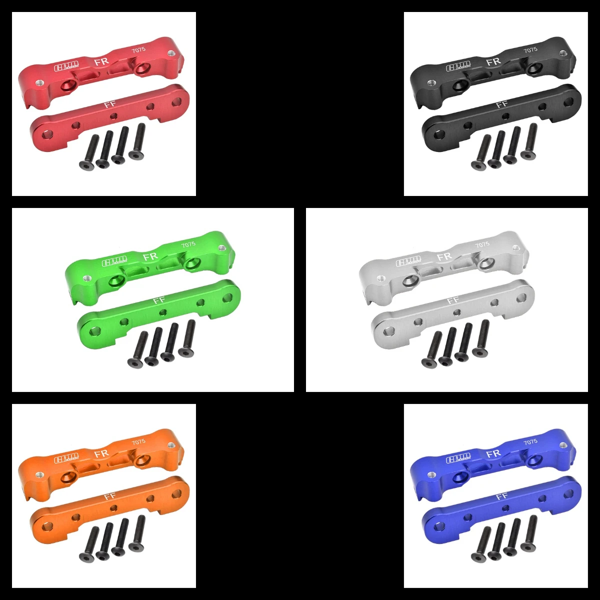 

GPM Alu7075 Front Suspension Mount For ARRMA Kraton Outcast Typhon Mojave Felony