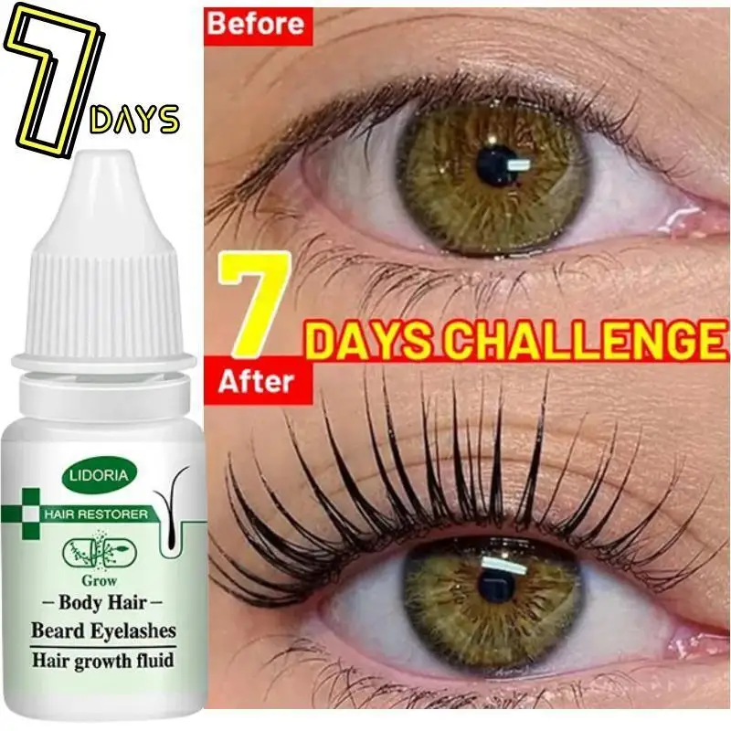 Natural Eyelash Growth Serum Fast Lengthen Enhance Lash Eyebrow Thick Curly Grow Longer Lashes lifting Care Liquid Beauty Health