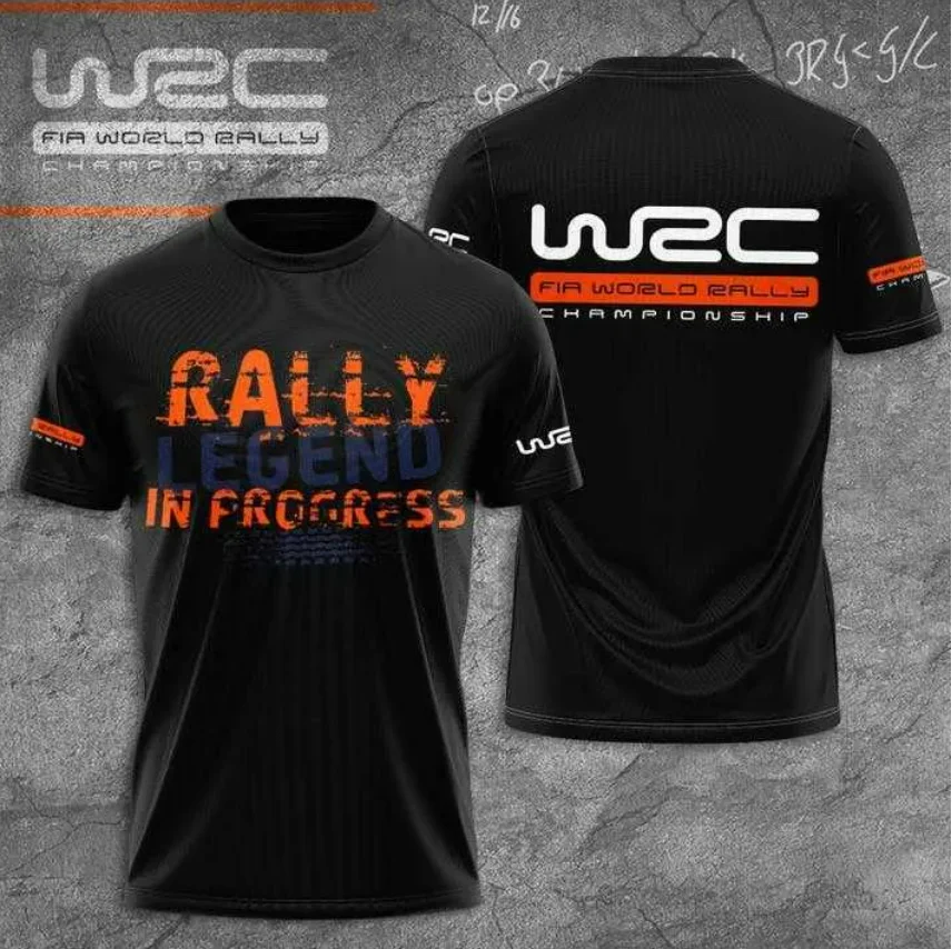 Rally Fans Jersey hommes enfants WRC respirant T-Shirts impression 3D hommes femmes été surdimensionné mode t-shirt enfants T-Shirts hauts