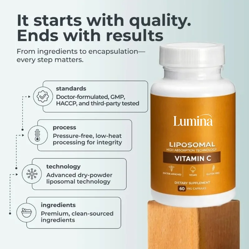 Liposomal Vitamin C - 60 Capsules | Maximum Absorption