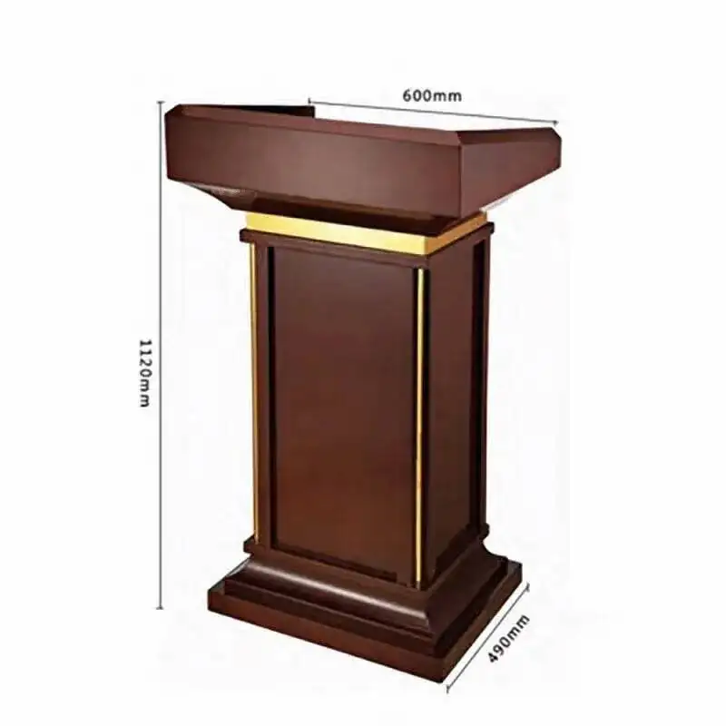 بسيطة الحديثة الطبقة الأثاث الكنيسة منبر الكلام مكاتب الاستقبال الخشب الصلب مكتب أمامي أمين الصندوق مكتب فندق منصة الجداول #5