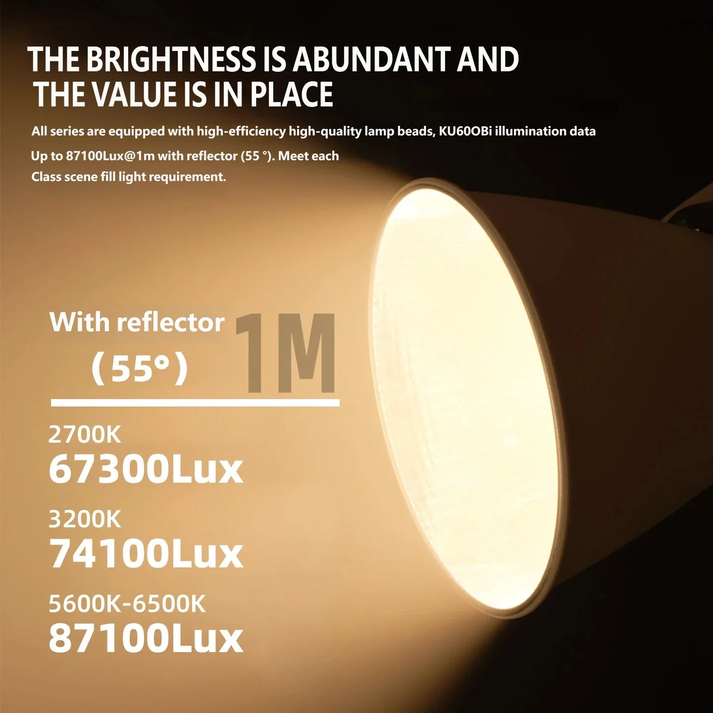Wholesale KU-600Bi KU-600PRO 600W Studio Light CRI≥96 2700-6500K APP Control Copper Tube Fan Cooling Live Photography Fill Light