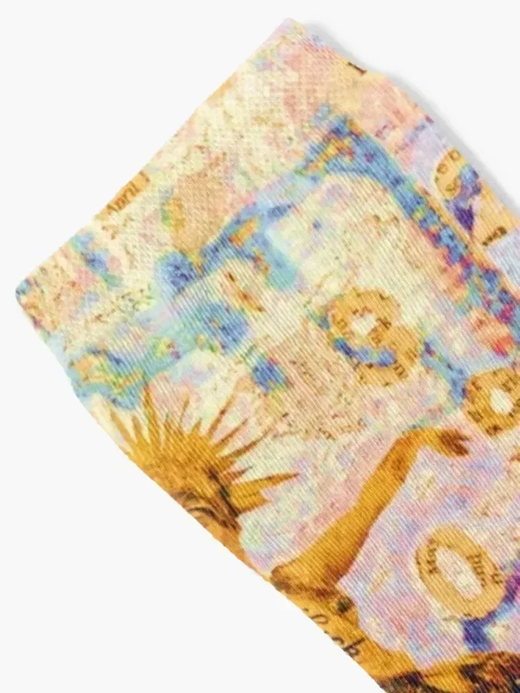 Lady Luck Good Luck Socks gift japanese fashion heated Children's Man Socks Women's