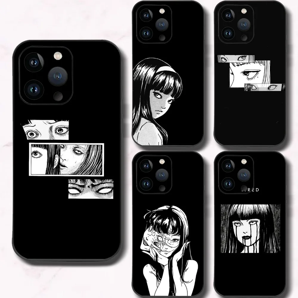 Horror Girl Tomie Phone Case For Iphone 15 11 13 14 Pro Max 7 8 Plus X Xr Xs Max Se2020 12mini Cover Case