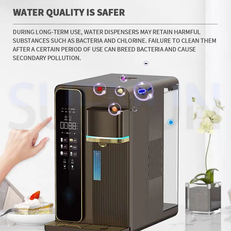 W25 Rich Hydrogen Water Maker With Filter Ionizer Desktop Home Office Hydrogen-Rich Hydrogen Inhalation Smart Dispenser Reverse