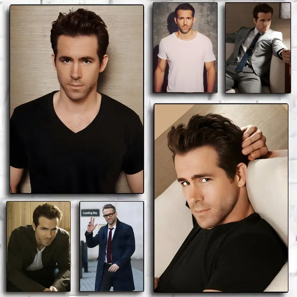 Actor R-ryan Reynolds Poster Modern Wall Decor Collection for Home Design