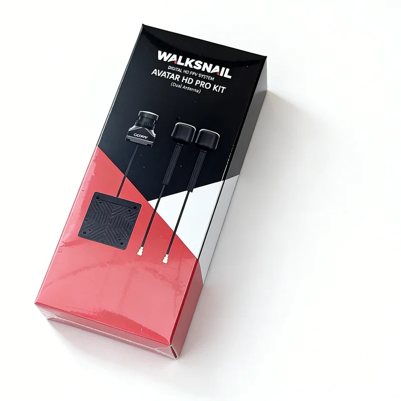 

Long Range FPV HD Kit | Walksnail Avatar HD Pro Dual Antenna, 4km Distance & 4K Output, Ideal for Cinematic FPV Builds