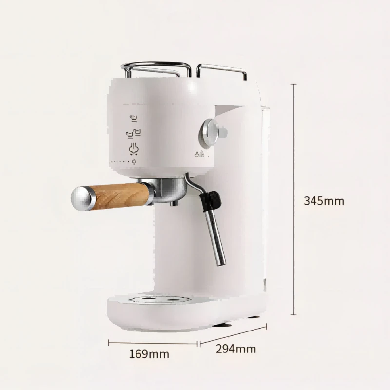 ماكينة قهوة إيطالية نصف آلية ، زبد لبن إسبريسو ، ماكينة منزلية صغيرة