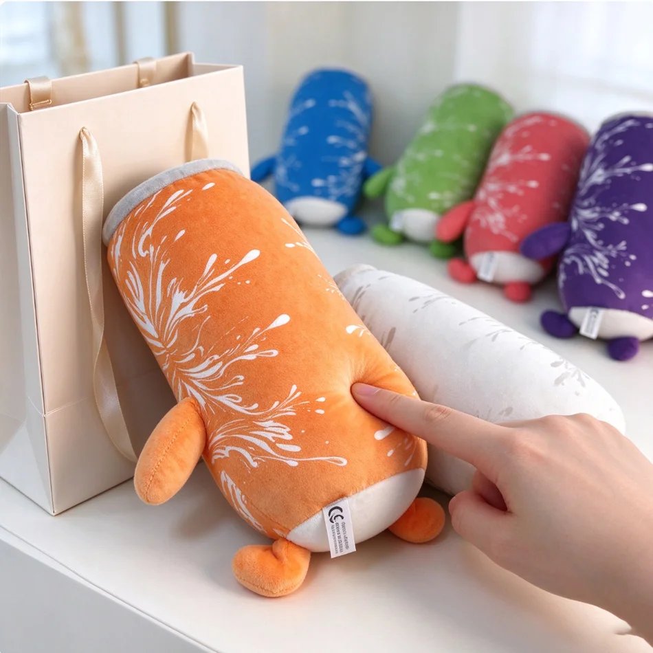 2027 SEAG Energy Drink Can Plush Toy - Cute Soft Cartoon Stuffed Doll Home Decor & Gift for Fans Friends - New Plushie Figure