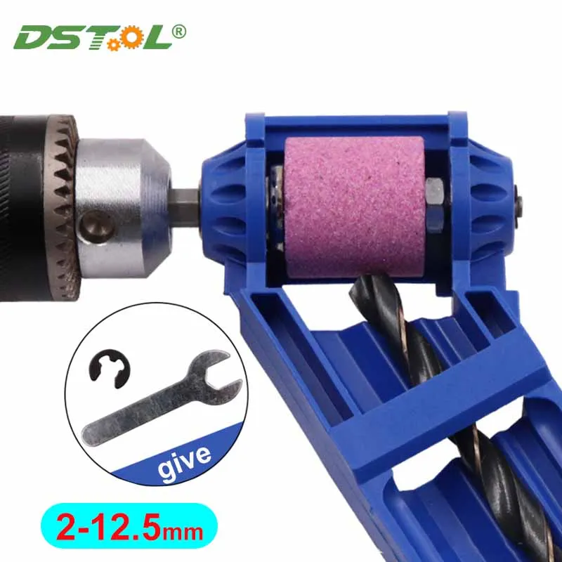 Portable Drill Bit Sharpener Corundum Grinding Wheel Tool 2.0-12.5mm Drill Corundum Resisting Drill Polishing Grinder Wheel Tool