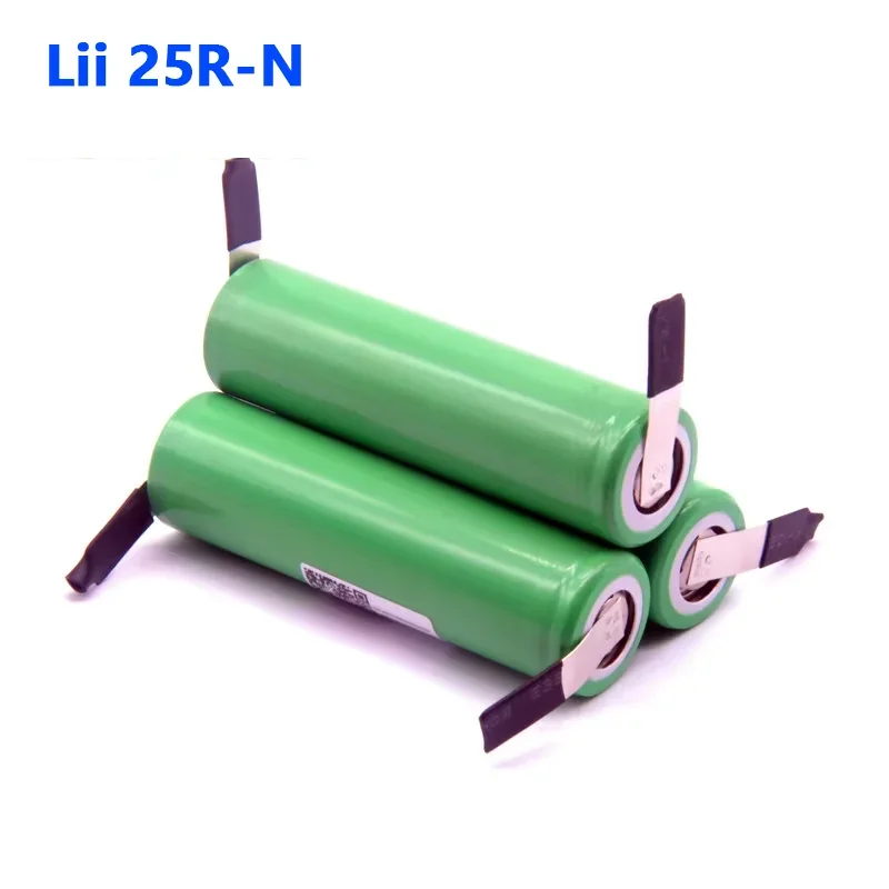 

1-8PCS LiitoKala 18650 2500mAh Battery INR18650 25R 3.6 V Discharge 20A Dedicated Battery Power for + DIY Nickel 100% Original