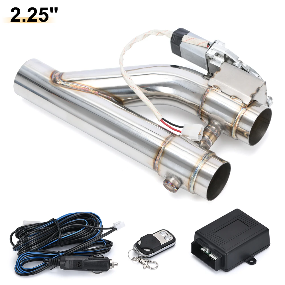 Universele 2 "2.25" 2.5 "3.0" Rvs 304 Elektrische Uitlaat Downpipe Uitsparing E-Cut Out dual-Klep Afstandsbediening Draadloze Nieuwe