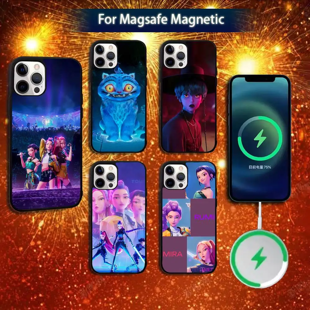 

D-Demons Kpop H-Hunters Phone Case For iPhone 16e,16,15,14,13,12,11,Plus,Pro,Max,Mini Magsafe Magnetic Wireless Charging