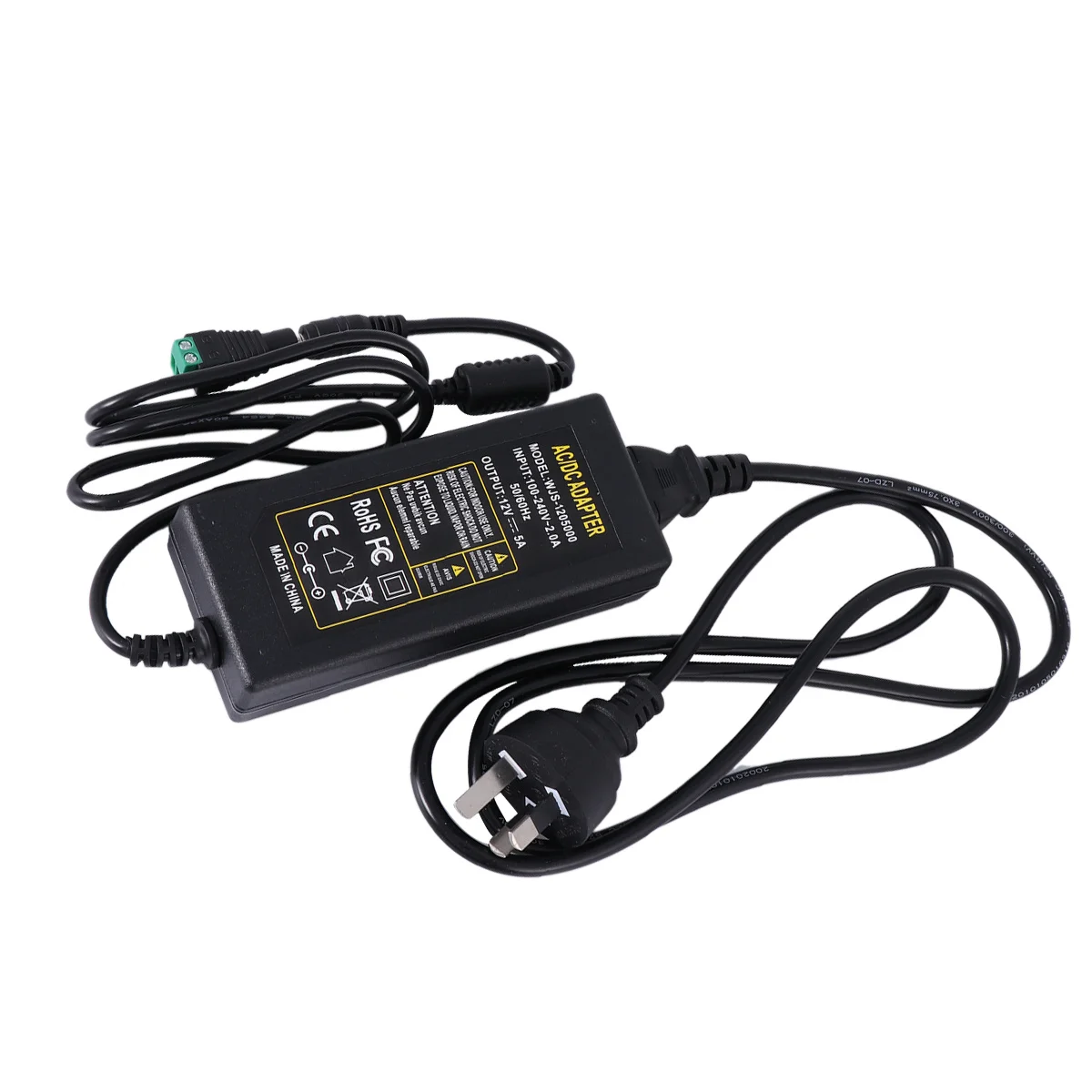 

1Set Power Adapter 12V 5A Professional Multifunctional Travel Console Charging Intelligent Ic Chip Saver Mode