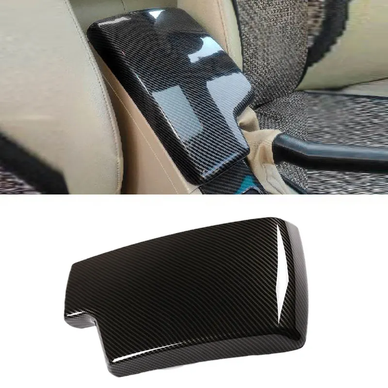 

For BMW 3 Series E90 2005 - 2012 Interior Auto Car Styling Stowing Tidying Armrest Box Carbon Fiber Texture Protect Covers